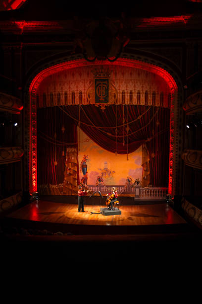 istock Talented musicians performing on a historic stage. Classical music concept. 2155247458
