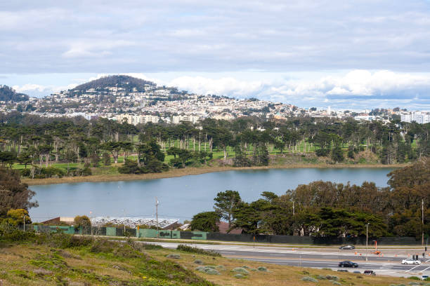 Lake Merced, San Francisco, California, USA
