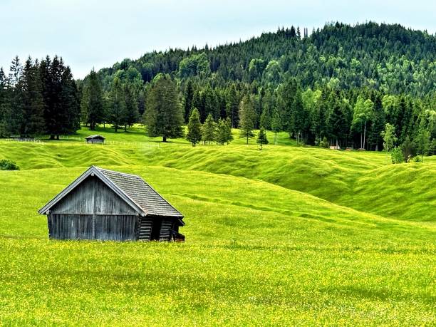 The beauty of the Austrian Alps are a short distance from this valley