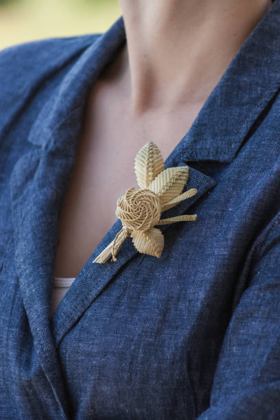 istock Boutonniere made out of straw. 2155257765