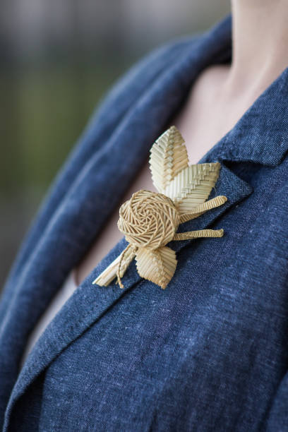 istock Boutonniere made out of straw. 2155257771