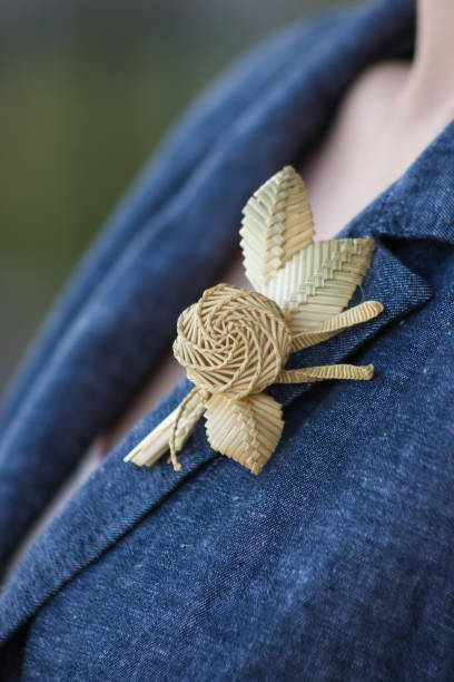 istock Boutonniere made out of straw. 2155257776