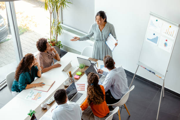 istock She brings her expertise to every presentation 2155260236
