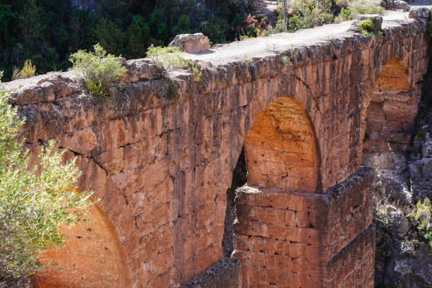 istock ancient Roman aqueduct at Chelva, Spain 2155262621