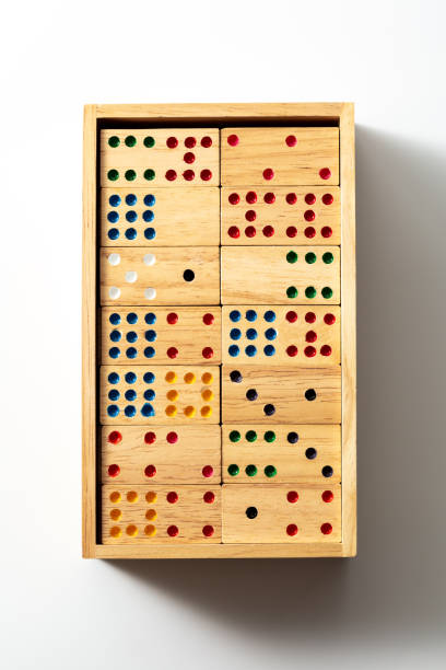 istock wooden domino game on white background 2155266330