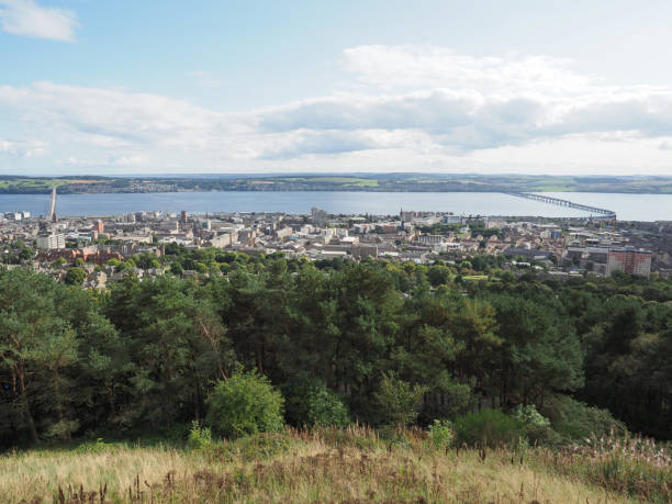 istock Aerial view of Dundee from Law hill 2155267215