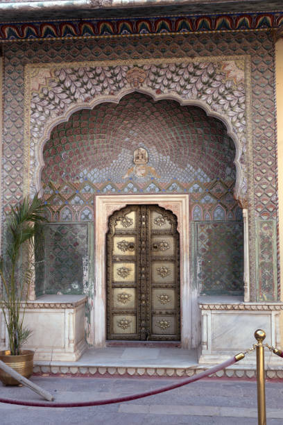 istock City palace in Jaipur, India: details. 2155267294