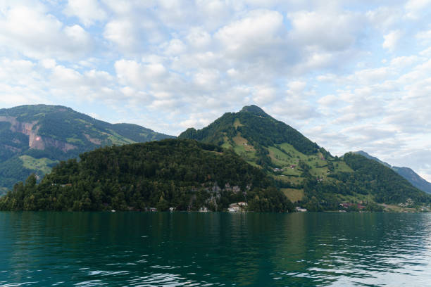 istock Rocky coast of Lake Lucerne, Swizerland, 2155270002