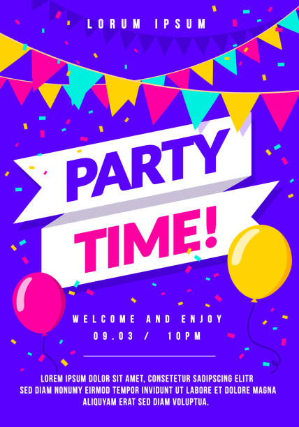 Download Party, Banner, Tag. Royalty-Free Stock Illustration Image ...