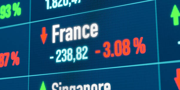 istock France falling stock market. 2155274920