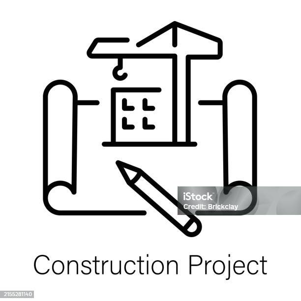 Simbol Project Construction Project Stock Illustration - Download Image Now ...