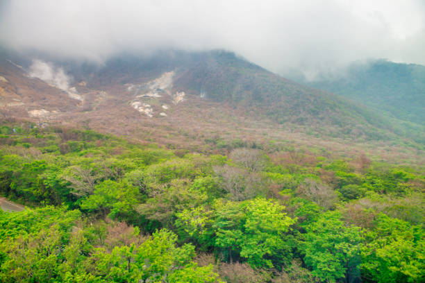 Volcanic views and traditional sulfur mining are the main attraction at Ijen volcano, East Java, Indonesia.