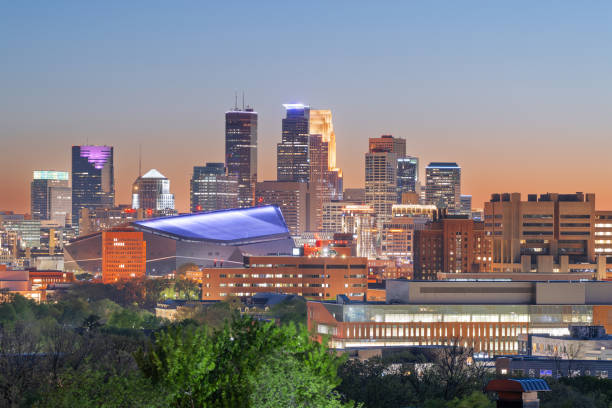 istock Minneapolis, Minnesota, USA Downtown City Skyline 2155287176