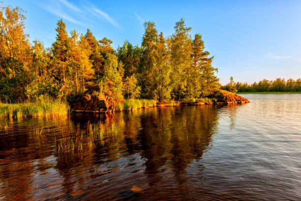 istock Bay landscape on Lake Ladoga 2155291240