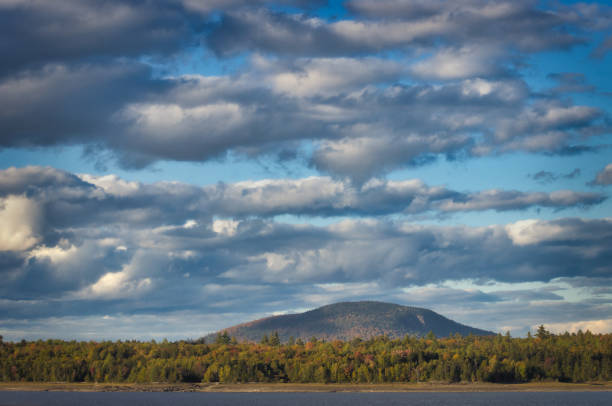 istock Golden hour while camping in Maine 2155296398