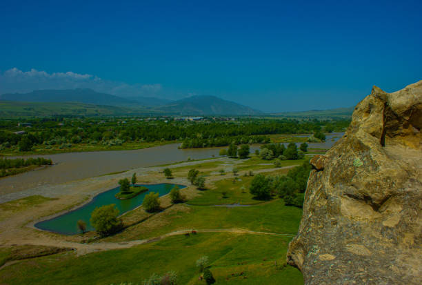 Ruin of old city Uplistsikhe in Georgia