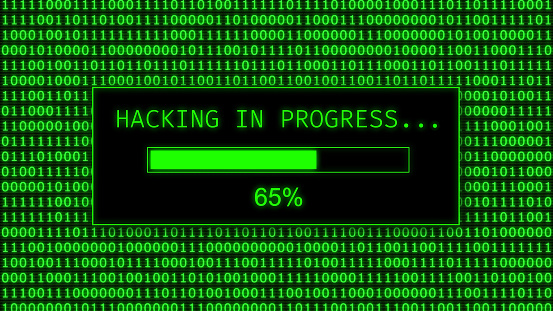 Hacking In Progress Stock Illustration - Download Image Now ...