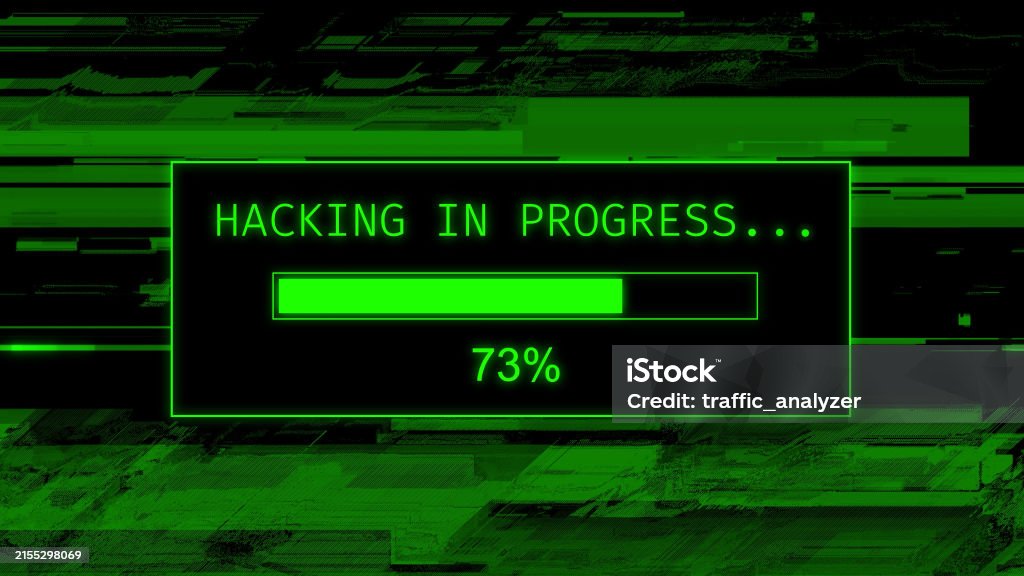 Hacking In Progress Stock Illustration Download Image Now