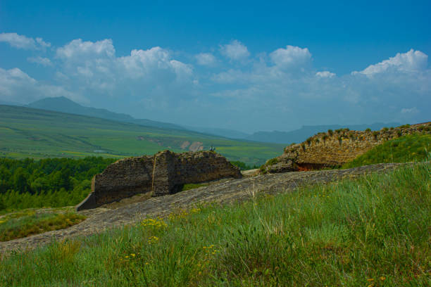 Ruin of old city Uplistsikhe in Georgia