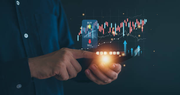 istock Businessman analyzing forex trading graph financial data. Business finance background.business finance technology and investment concept. Stock Market Investments Funds and Digital Assets. 2155307820