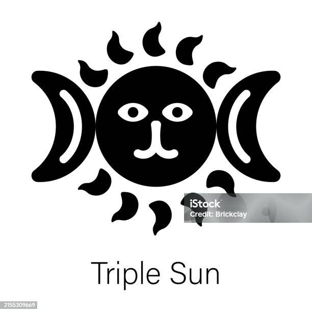 Tripli Sol Ilustración de Triple Sol y más Vectores Libres de Derechos de Antiguo ...
