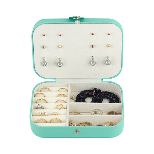 istock box for jewelry and decorations, isolated from background 2155311477