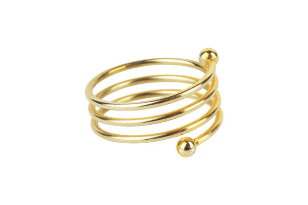 istock Finger ring, women's jewelry, isolated from background 2155311542