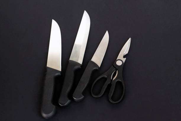 istock Unused,new knife set 2155312548