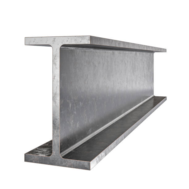 istock Steel i-beam on transparent background 2155312795
