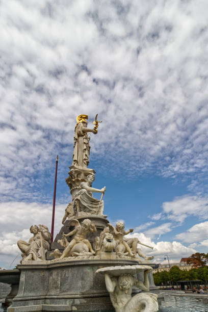 istock Striking sculpture before Austrian parliament, Vienna, Austria 2155313443