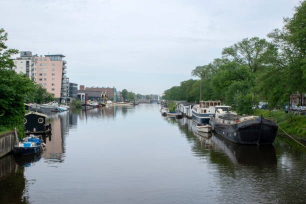 View From The Dageraadsbrug At Amsterdam The Netherlands 24-5-2024