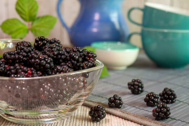 berries on wooden background