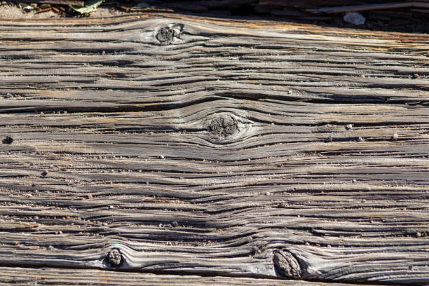 Wood Grain background close up of bridge planks . High quality photo