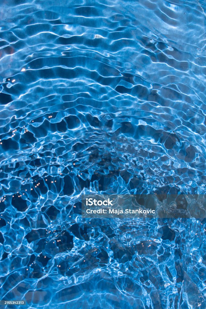 Water Features Textures Water Waves With Shining Pattern Texture On A Blue Background Abstract ...