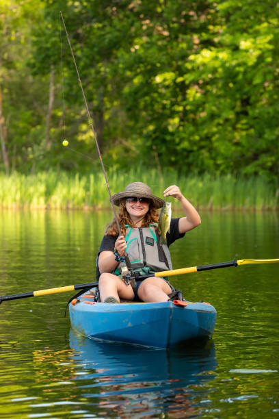 istock Girl Kayaking in Summer 2155345417