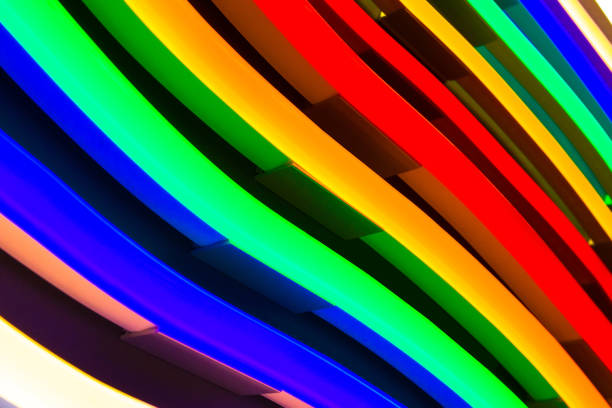 Colorful Christmas lights that reflect magic and joy.