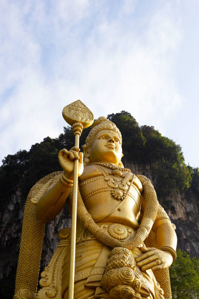 The Arulmigu Murugan statue in Batu Caves, Malaysia