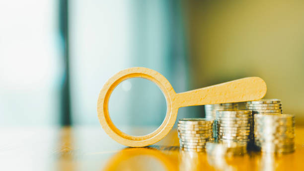 istock Coins stack. Concepts of the banking system, rising interest rates, inflation, deflation, and savings. 2155356333