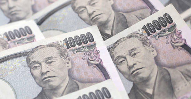 istock Ten Thousand Yen Bills, Japanese Yen Notes 2155357078