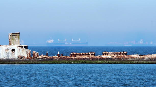istock World War II Era Concrete Ships at Kiptopeke State Park 2155357897