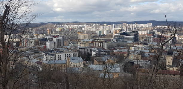 istock A view of downtown Lviv from High Castle Hill and Gardens 2155361287