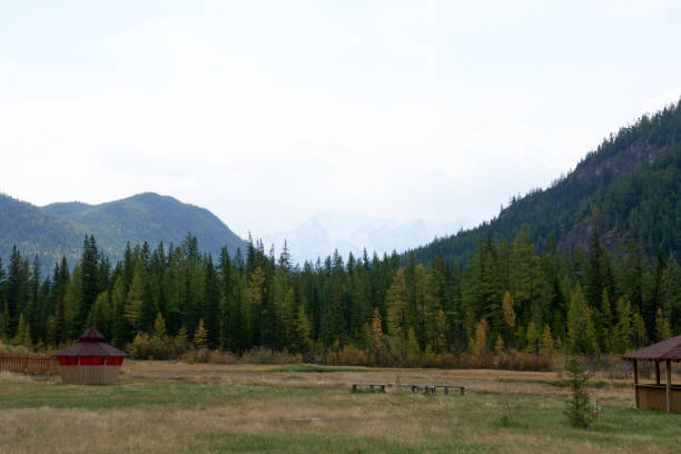 istock Beautiful fall scenery in a mountainous area. 2155368815