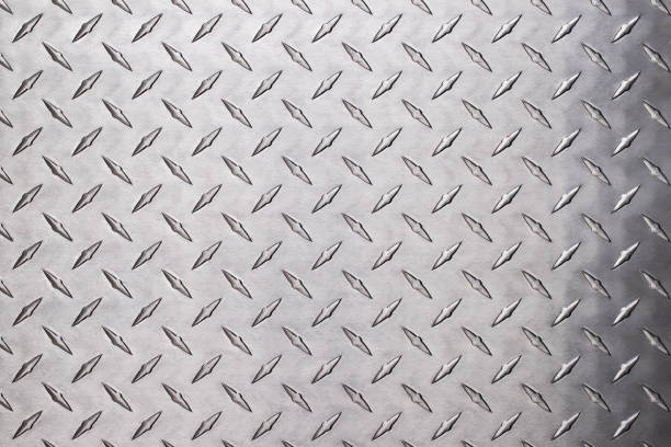 istock texture stainless steel with diamond pattern. light metal floor or wall background 2155369125