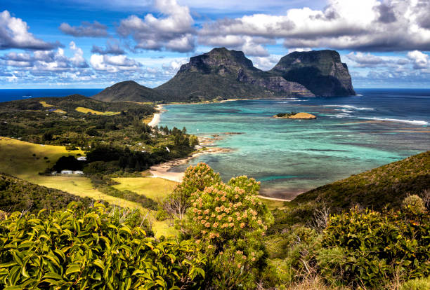 istock Mt Gower and Mt Lidgbird, Lord Howe Island, Australia 2155375071
