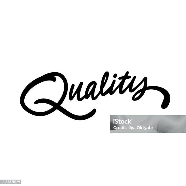 Black Script Calligraphy For A Quality Text Logo With Elegant Stylish ...