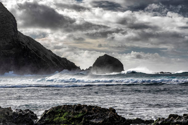 istock Storm at Neds Beach, Lord Howe Island, Australia 2155375261