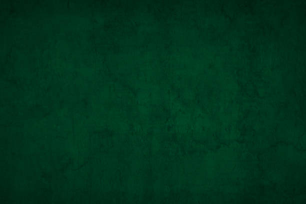 bildbanksillustrationer, clip art samt tecknat material och ikoner med blank and empty dark green gradient colour grunge textured marbled effect scratched smudged old vector backgrounds with scratches, texture all over like a blackboard or greenboard or slate surface - grön bakgrund