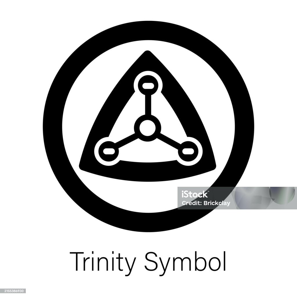 Trinity Sign Initials Trinity Symbol Stock Illustration - Download Image Now - Full ...