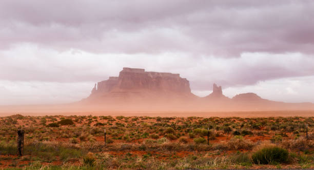 istock Sandstorm over Monument Valley. Arizona. USA. 2155390564