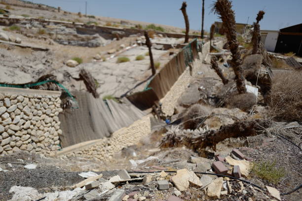 istock Geologic hazards at the Dead Sea 2155391408